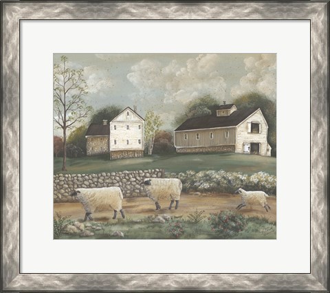 Framed Pennsylvania Farm Print