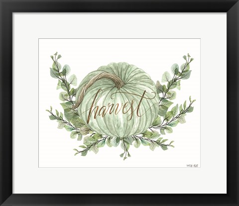 Framed Harvest Pumpkins Print