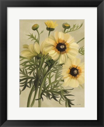 Framed Moody Daisies Print