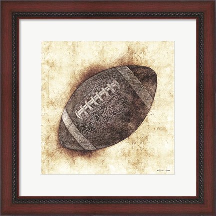 Framed Football Sketch Print