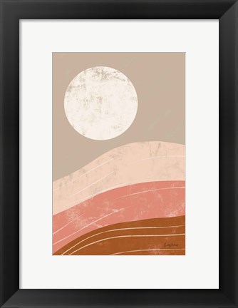 Framed Desert Sunrise I Print