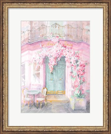 Framed Pastel Paris IV Print