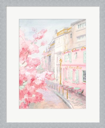 Framed Pastel Paris II Print