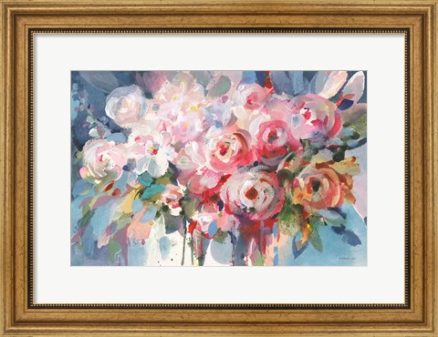 Framed Fullness of Flowers Print