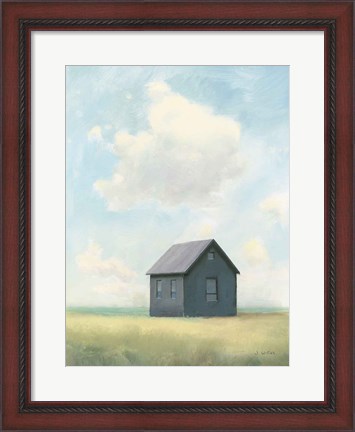 Framed Lonely Landscape III Print