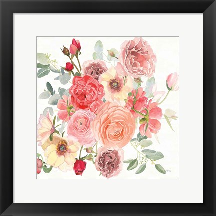 Framed Boho Bouquet  XIV Print