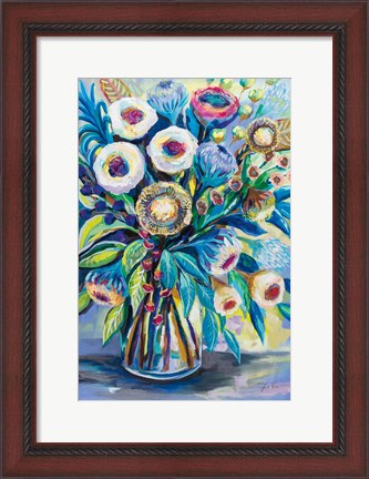 Framed Bountiful Bouquet Print