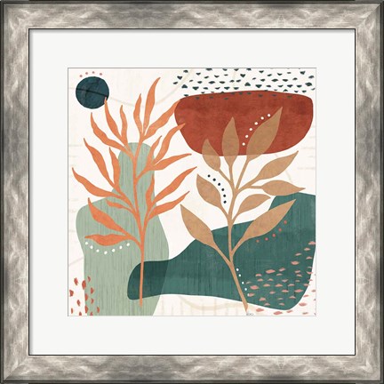Framed Abstract Blossom II Print