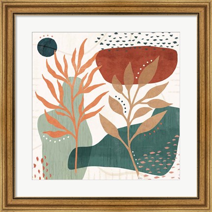 Framed Abstract Blossom II Print