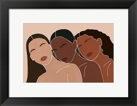 Framed Three Women Print