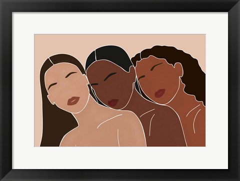 Framed Three Women Print