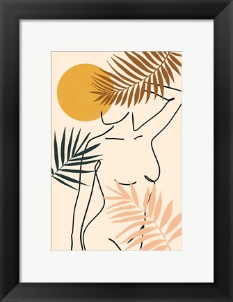 Framed Botanical Babe Print