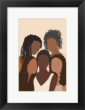 Framed Five Females Print