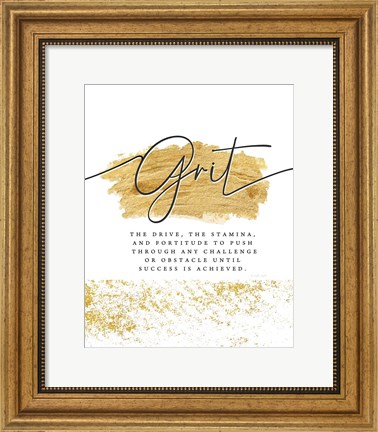 Framed Grit Print