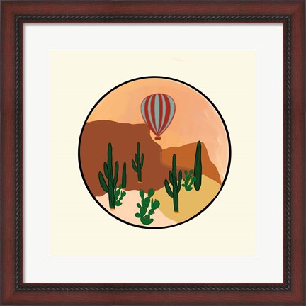 Framed Hot Air Desert Print