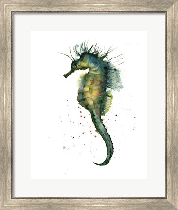Framed Seahorse II Print