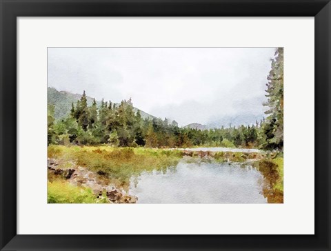 Framed Mountain Tranquility No. 2 Print