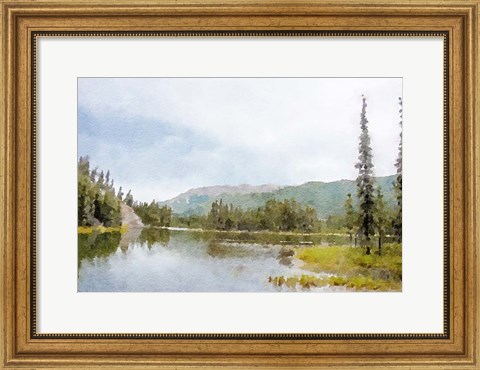 Framed Mountain Tranquility No. 3 Print