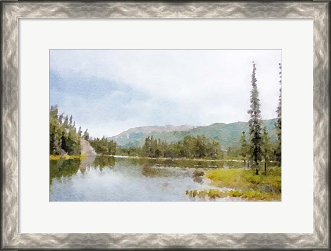 Framed Mountain Tranquility No. 3 Print
