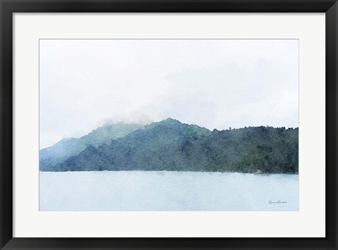 Framed Indigo Bay No. 3 Print