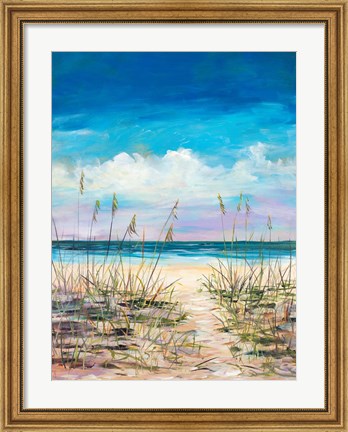 Framed Relaxing Beaches Print