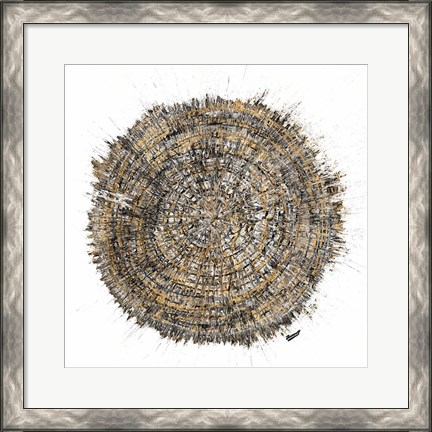 Framed Mysterious Tree Ring Print