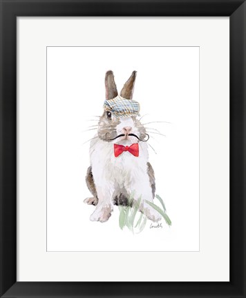 Framed Modern Bunny III Print