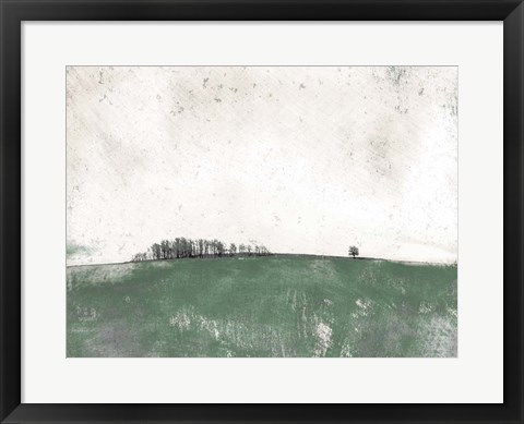 Framed Distant Trees Print