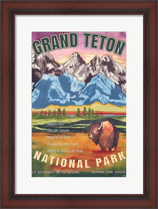 Framed Grand Teton National Park Print