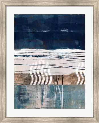 Framed Different Path&#39;s Of The Sea Abstract Print
