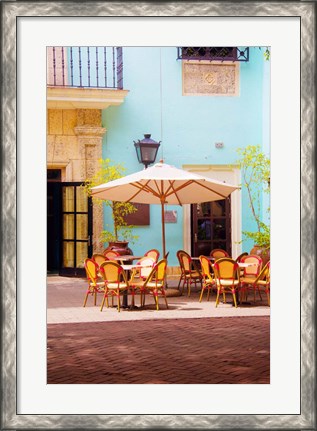 Framed Spanish Cafe Print