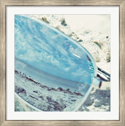 Framed By The Beach Print