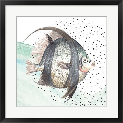 Framed Coastal Fish II Print