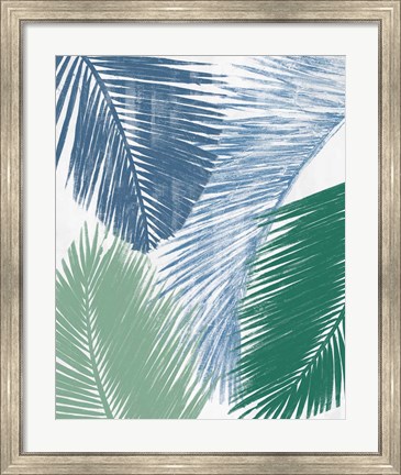 Framed Baru Palm Collage II Print