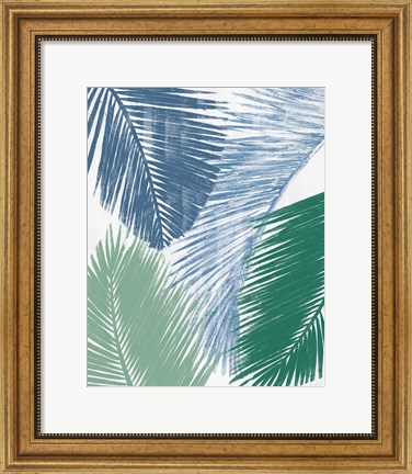 Framed Baru Palm Collage II Print