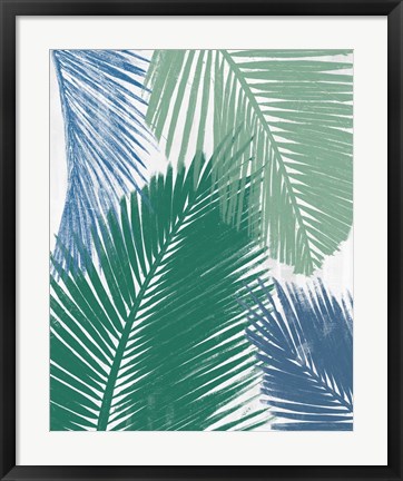 Framed Baru Palm Collage I Print