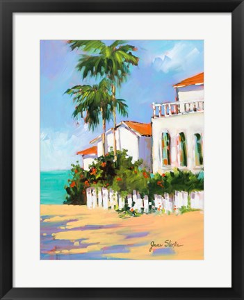 Framed Shore House Print
