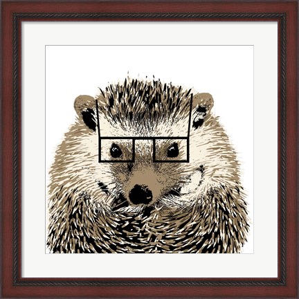Framed Good Looking Hedgehog Print