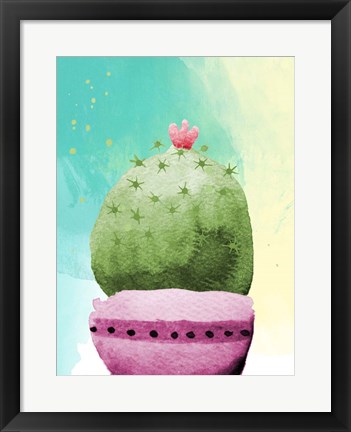 Framed Cactus Party II Print
