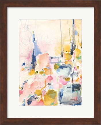 Framed Spring Abstract Print