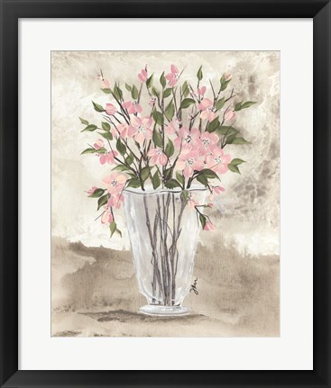 Framed Dogwood Vase Print