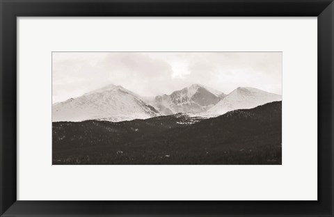 Framed Estes Park Mountains Print