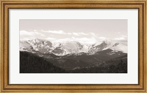 Framed Estes Park Peaks Print