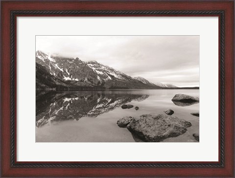Framed Jenny Lake Print