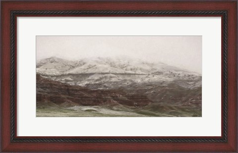 Framed Hills of Wyoming I Print