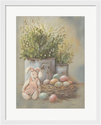 Framed Rustic Easter Vignette Print
