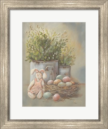 Framed Rustic Easter Vignette Print