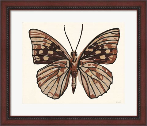 Framed Papillon 1 Print