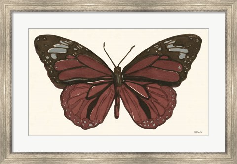 Framed Papillon 4 Print