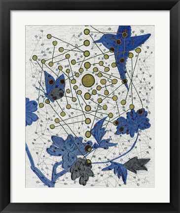 Framed Chakra Web with Bird Print